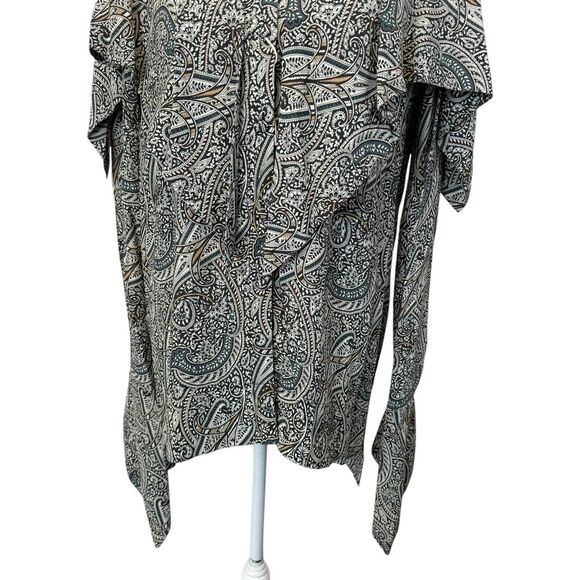 Rosetta Getty Paisley Scarf Top Size 4 - Picture 5 of 14